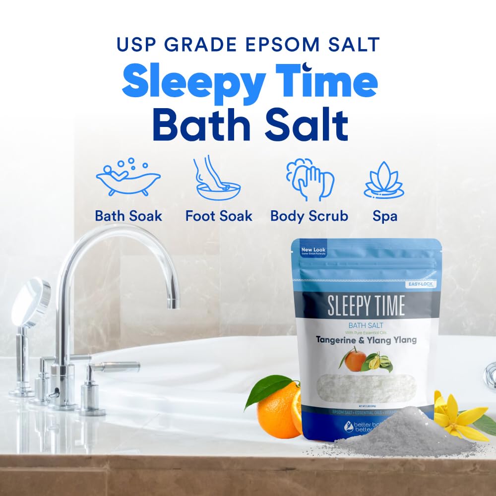 Sleepy Time 32 Ounces Epsom Salt with Essential Oils