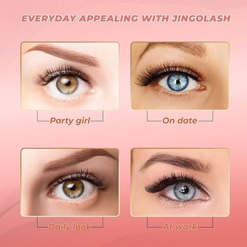 500 Eyelash Extension Promade 4D to 16D Not Premade, Ultra Lash Fans 0.03/0.05/0.07mm Thickness, C D Curl Lashes, 8 - 16mm Length for Easy Volume Individual Eyelash Extensions Clusters DIY(8D-0.05-C (9mm))