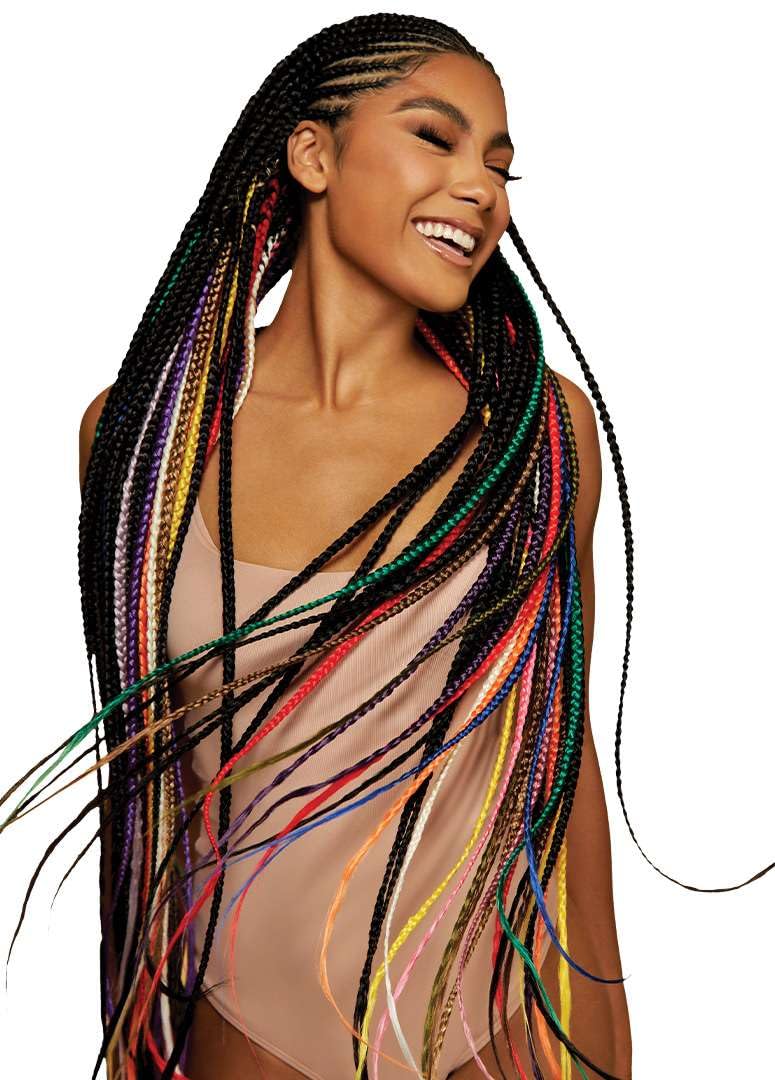 Outre X-Pression 42in Pre-Stretched Braid 3X 5-Pack 2T1B/30