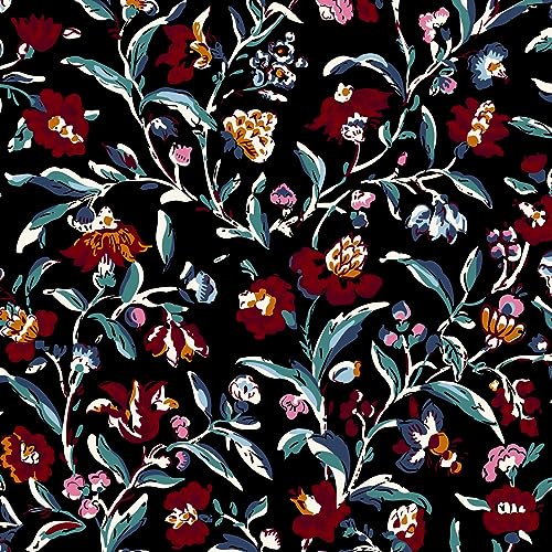 Cotton Ultimate Travel Makeup Organizer Case, Perennials Noir