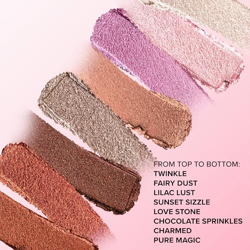 Too Faced Quickie Queen Eye Shadow Sticks - Creamy, Long-Wear, Pink Sparkle 02 Fairy Dust