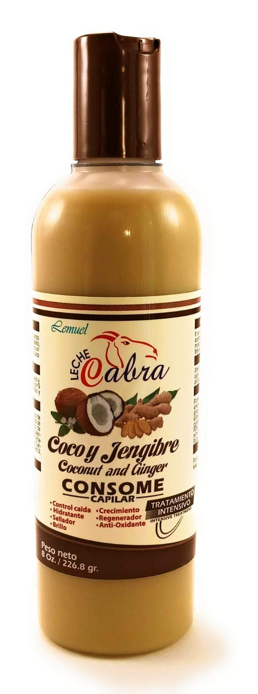 Lemuel cabra coco y jengibre coconut and ginger consome capilar