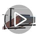 Industrial Ceiling Ladder Rack - Adjustable Garage Storage with 150 lbs Capacity