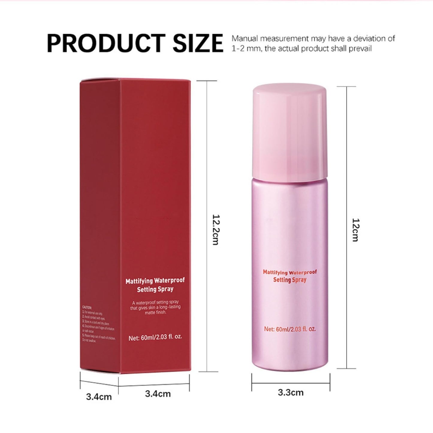 Powder Melt Glass Setting Spray, Ultra-Smooth Finish- Size, Hydrating Makeup Setting Spray for Radiant, Glass-Skin Finish (1Pcs)