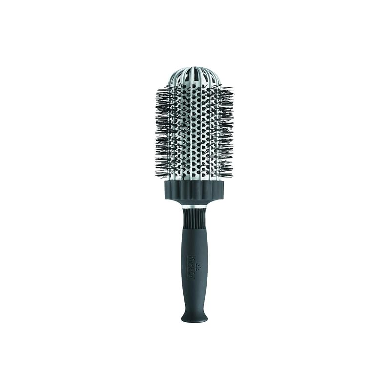 KareCo Jumbo 4.0 Inch Ionic Thermal Round Brush - Ceramic Vented Barrel for Blow Dry Styling (Pack of 1)