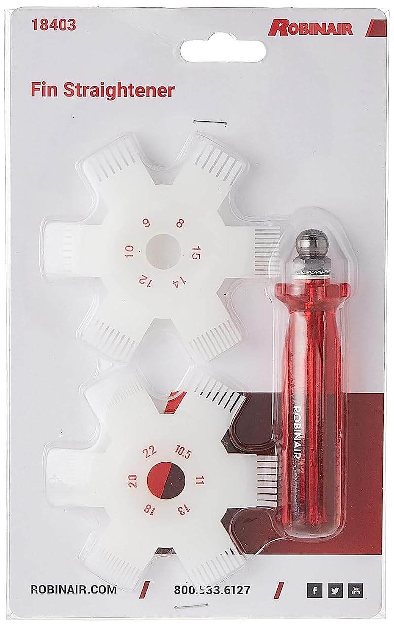 Fin Comb/Straightener Set, 12 Fin Spacings — Robinair 18403