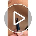 Aqua Blue Premium Hand-Made Round Tip Facial Hair Tweezers for Women Safety