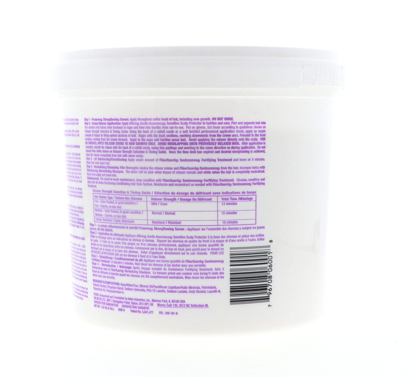 Affirm Fiberguard Mild Creme Relaxer 4lbs
