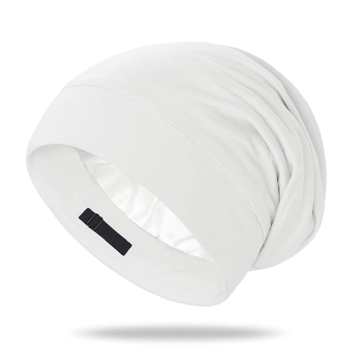 100% Silk Dreadlock Cap & Bonnet for Sleeping - Extra Large Hair Cover for Men & Women