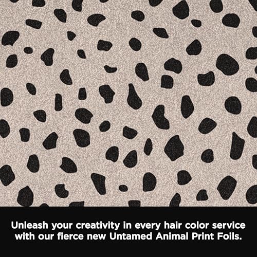Fromm Embossed Cheetah Print Hair Foils - 500 Precut Highlights & Coloring Sheets, 5x11 inches, for Salon & Professional Use (Variation: 1 Pack of 500)