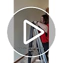 Portable Folding Clothing Rack with Carry Bag - Lightweight Aluminum Garment Stand, 60 lb Capacity, Travel & Event Use