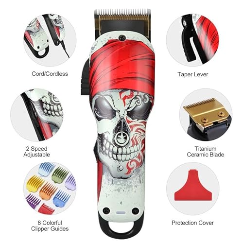 Ruzros-4YT-X12 2000mAh RechargeableHair Clipper Comfort
