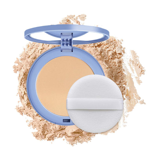 Matte Perfection Compact Powder, 2025 New Oil Control Face Pressed Powder, Lightweight Matte Powder for Oily Skin, Cruelty-Free Cosmetics for All Skin Types (Natural Beige, One Size)