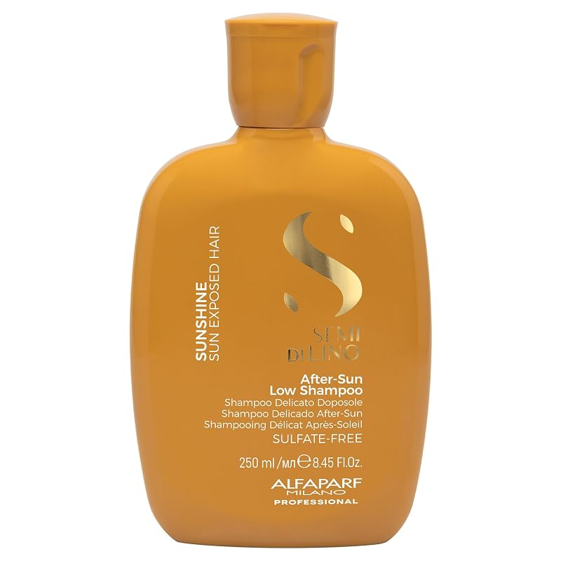 After-Sun Sulfate-Free Shampoo for Sun-Exposed Hair | Alfaparf Milano Semi di Lino Sunshine
