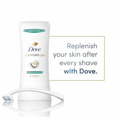 Dove Advanced Care Coconut & Lime Antiperspirant Deodorant 2.6 oz 4 Pack