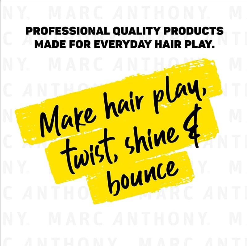 Marc Anthony Grow Long Hair Care Set - Shampoo, Conditioner & Leave-In Spray for Stronger, Longer Hair