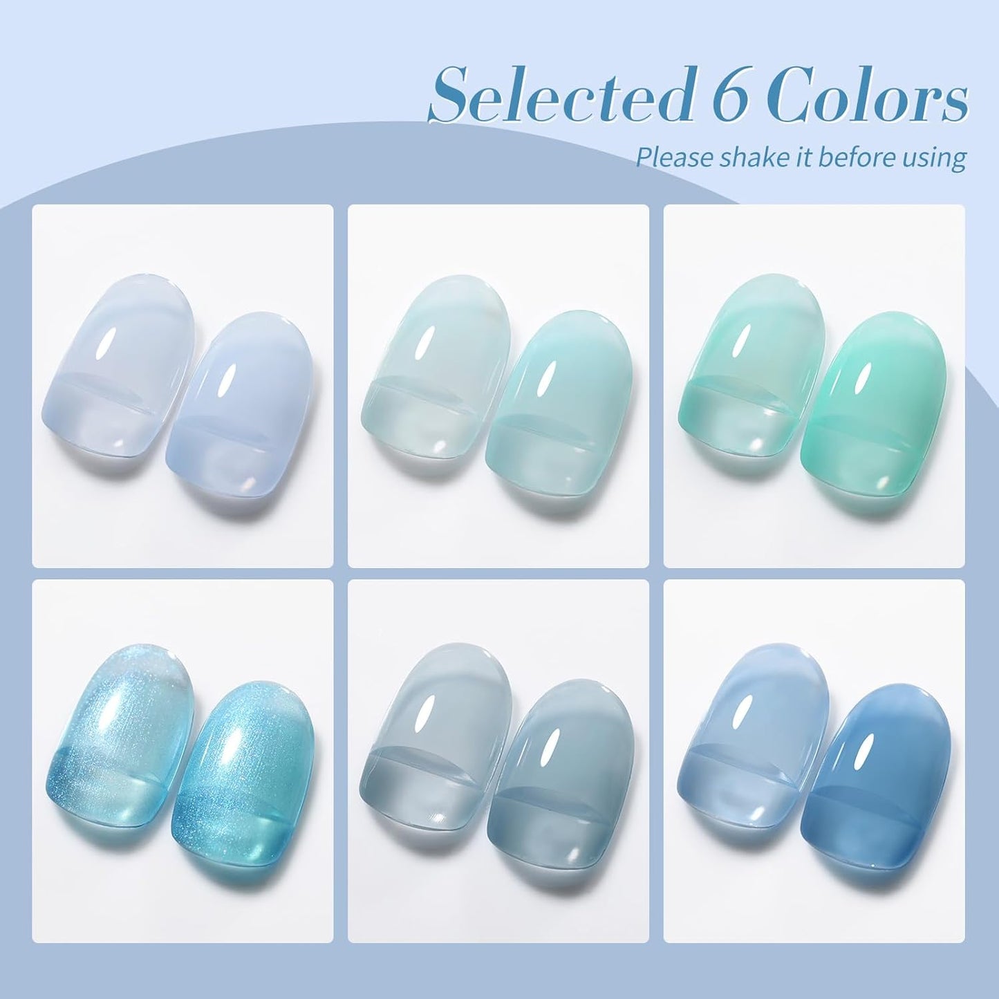 Born Pretty Neon Jelly Gel Nail Polish Set - Halloween Colors, Soak Off UV/LED for Salon & DIY