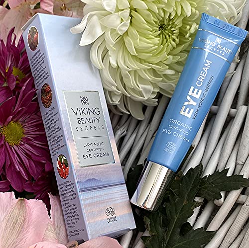 Hydrating Eye Cream with Hyaluronic Acid & Nordic Berries for Dark Circles & Fine Lines