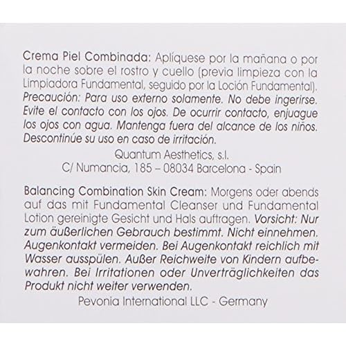 Pevonia Balancing Combination Skin Cream - Facial Skin Cream for Balancing and Soothing Damaged Skin - Renewing Face Cream - Moisturizing Facial Lotion to Restore Dry Skin - 1.7 Oz Container