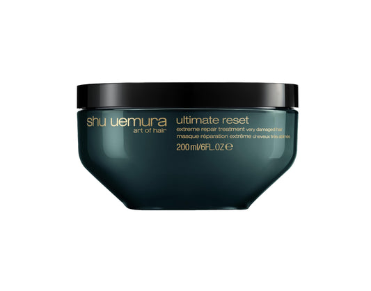 shu uemura art of hair Ultimate Reset Extreme Repair Hair Mask - Strengthens to Reduce Breakage and Split Ends, Deeply Conditions and Nourishes, With Japanese Rice Extract, 6 Fl Oz
