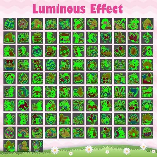 6 Sheets Glitter Shamrock Face Tattoo Stickers St Patrick's Day Face Freckles Tattoo Green Leaf Lucky Clover Temporary Tattoos for Women, Saint Patrick's Day Makeup Art Decorations