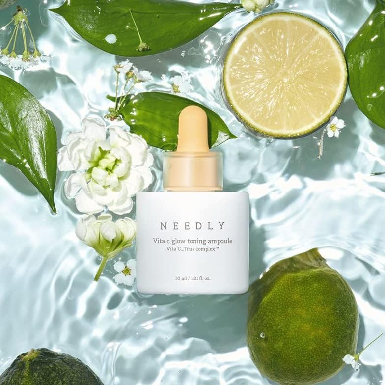 NEEDLY Vita C Glow Toning Ampoule - Brightening & Hydrating Skin Serum