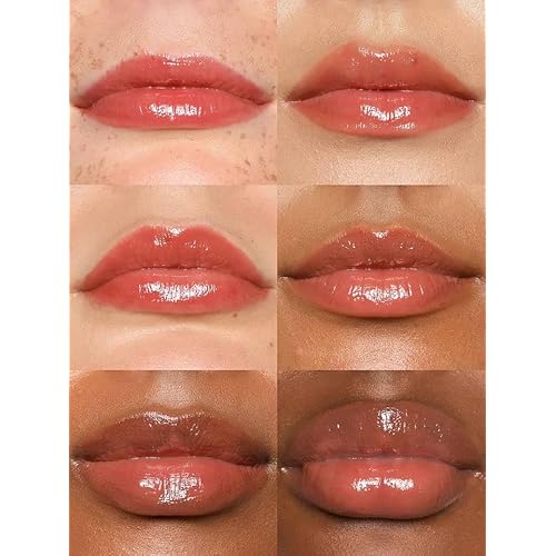 REFY Lip Gloss - Dusk (Dark, mahogany pink) + Bonus Premium Korean Hydrating Sheet Masque