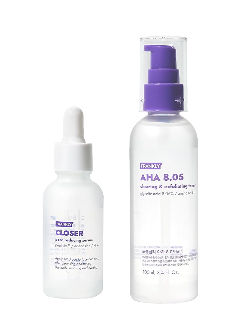 FrAnkly Pore-Refining Duo: Closer Serum & AHA 8.05 Toner Set