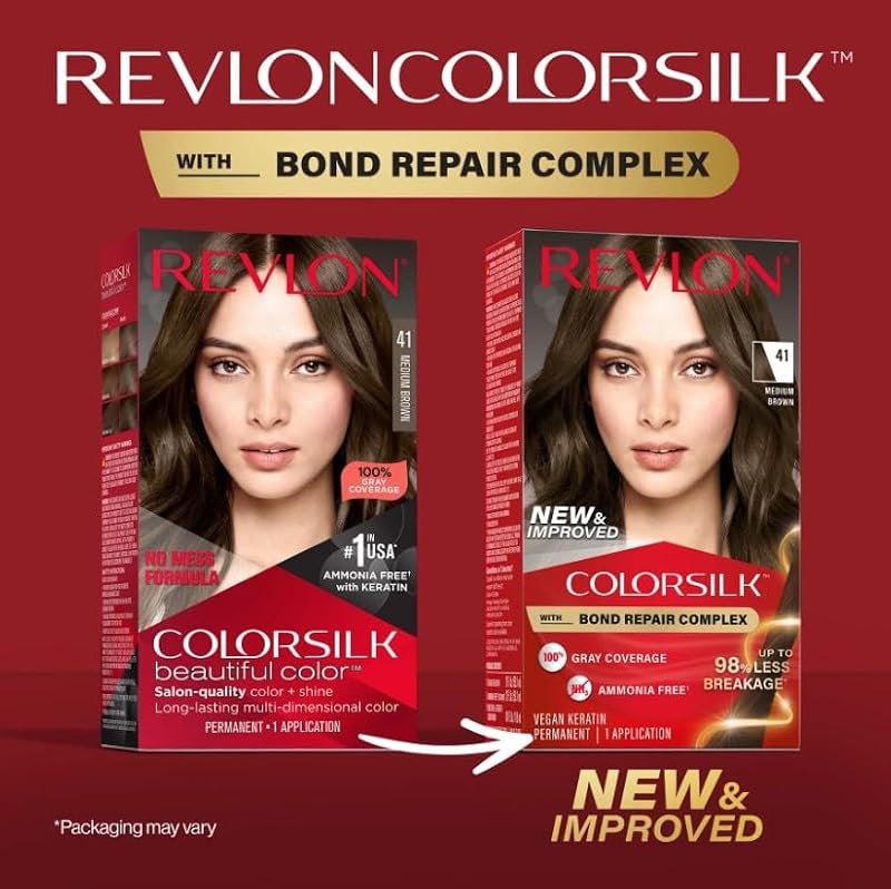 Vegan Ammonia-Free Medium Brown Permanent Hair Dye Kit - Pack of 6