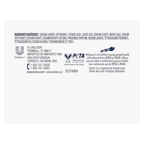 Dove Beauty Bar Soap Original, Pack of 24 for Soft, Smooth Skin, with 1/4 Moisturizing Cream 3.75 oz