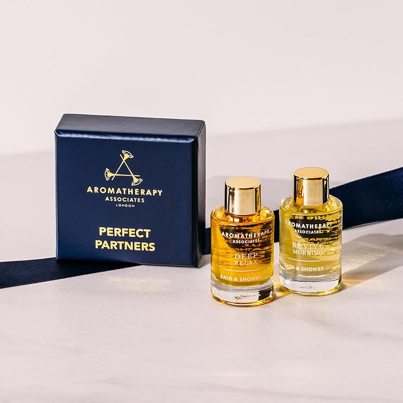 Perfect Partners Gift Set - 2 Pack Bath & Shower Oils (Travel Size) by Aromatherapy Associates