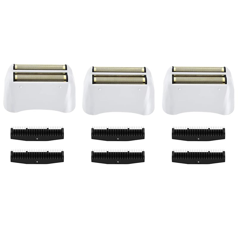 Pro Shaver Replacement Foil & Cutter Kit for Andis #17150 3 Pack – Gold Hypo-Allergenic Foil