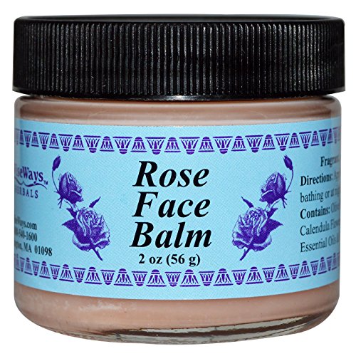 Wise Ways Herbals Rose Face Balm 2 oz – Fragrant Moisturizing Skin Care