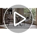 Unovivy 31.5 Inch Round Small Dining Table for 2-4, Black, Model 31.5x31.5x29.53 in