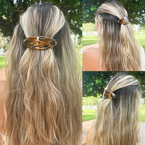 Camila Paris CP3322 Gold Hair Barrette for Thick Hair – No Slip Clasp