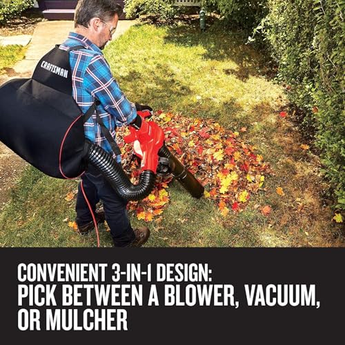 230 MPH Leaf Blower Vacuum Mulcher - 3-in-1 Backpack Electric Corded