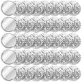 24 Pcs Disco Ball Compact Mirror, Small Round Disco Makeup Mirror Bulk for Party Favors Women