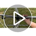 164 Feet Rotary Clothes Drying Rack with Adjustable Height & Ground Spike
