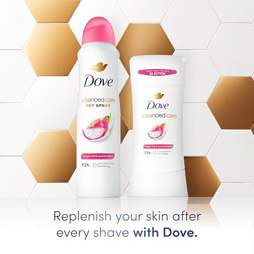 Dove Advanced Care Antiperspirant Stick 2.6 oz Pack of 3 - Dragon Fruit & Coconut