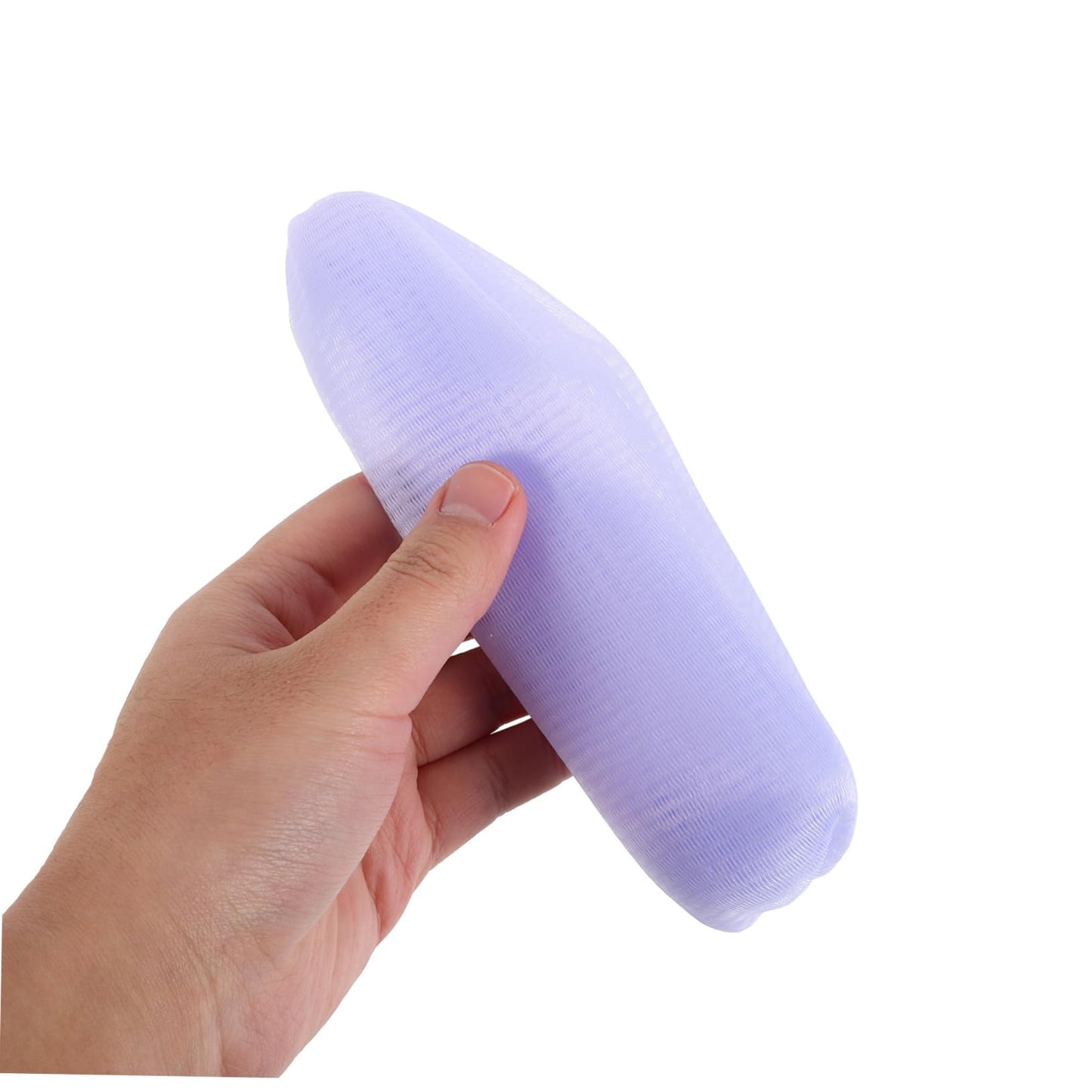 SOIMISS 8pcs Thickened Foaming Net Pouches for Bar Soap Hanging Facial Washing Bag for Homemade Convenient Storage Bath Shower Colors