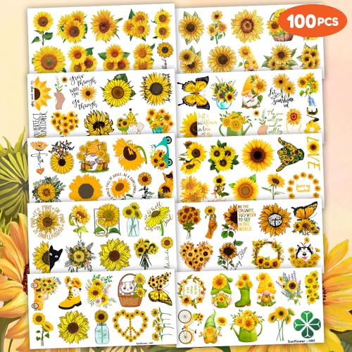 Fairy Temporary Tattoo Stickers - 12 Sheets Glitter Butterfly & Mermaid Eye Stickers, Festive Face Jewels for Holiday Parties, Stocking Stuffers Gift for Women Teens, Waterproof