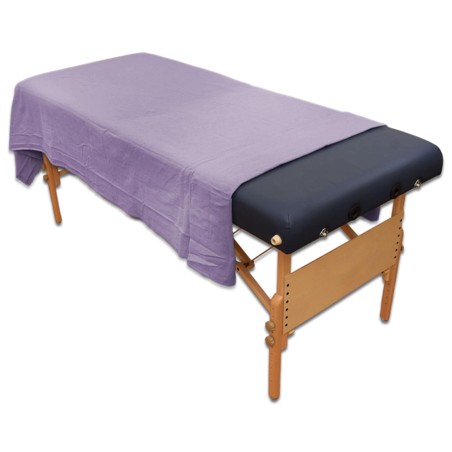 Body Linen Flannel Flat Massage Table Sheet - Dahlia Purple - 61x100 inches - 100% Cotton