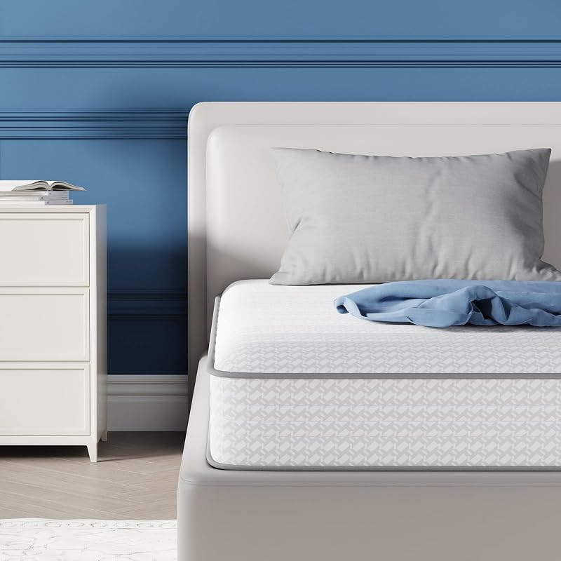 Avenco SleepSphere 8 Inch Twin Hybrid Mattress – Medium Plush, 100-Night Trial
