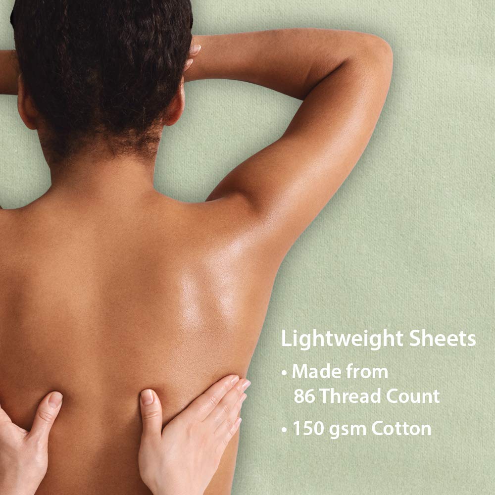 Premium Designer Flannel Massage Sheet Set - 3-Piece, Island Tranquility for Massage Tables
