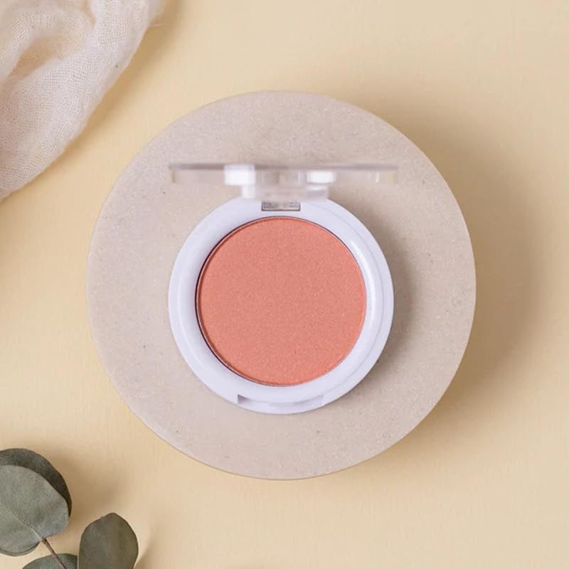 Lychee + Gold Healthy Glow Blush Palette – Rose-Gold Shimmer Cheek Color, with Ginger, Mangosteen & Chamomile Extracts | Variation: Lychee & Gold