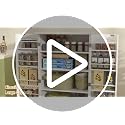 47-Inch Freestanding Kitchen Pantry Cabinet with Adjustable Shelves - Off White, 26"W x 16"D x 47"H