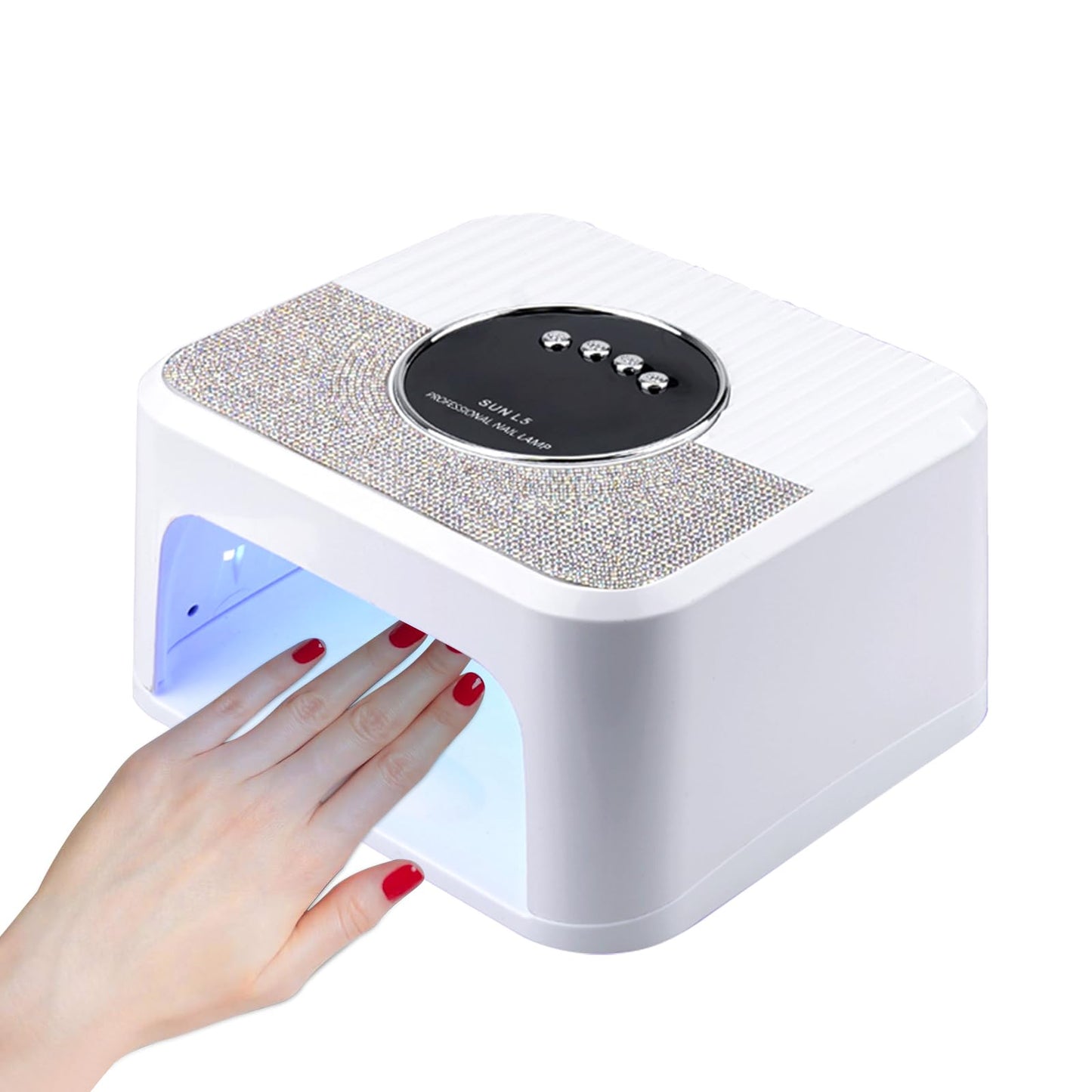 268W Super Power Nail Lamp, Professional Fast Drying, LED UV Dual Light Source, 45 Lamp Beads (L5)