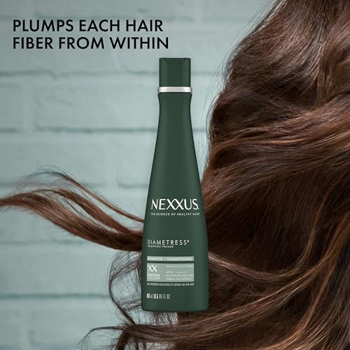 Nexxus Diametress Volume Shampoo for Fine & Flat Hair 13.5 fl oz - Enrich with Green Tea & Elastin