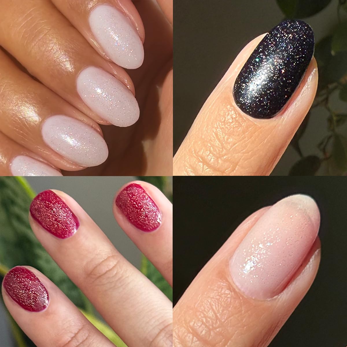 Olive & June Long-Lasting Top Coat Nail Polish - Celestial Effect | Gel-Like Finish | No Lamp Needed | Lasts up to 10 days | Salon-Quality Color at Home | Vegan & Cruelty-Free | Chip-Resistant Shine