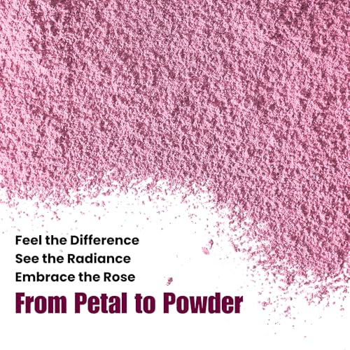 Rose Petal Powder 100g | 100% Pure Rose Petal Powder for Skin | Vegan, Non GMO, Gluten Free.